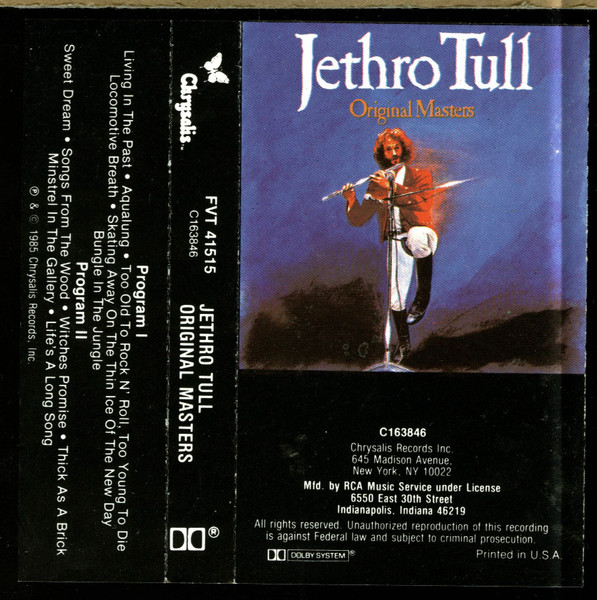 Jethro Tull - Original Masters | Releases | Discogs