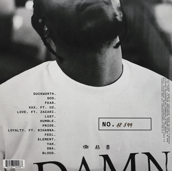 Kendrick Lamar – Damn. (2017, Vinyl) - Discogs