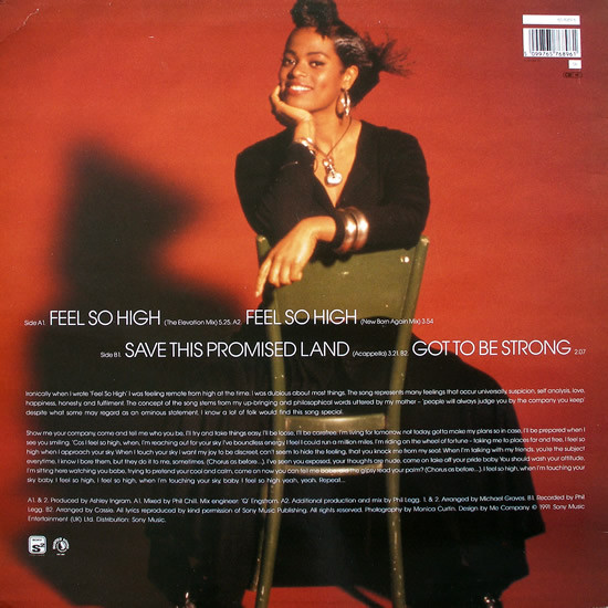 Des'ree – Feel So High (1991, Vinyl) - Discogs