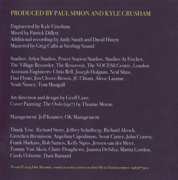 Paul Simon - Seven Psalms | Releases | Discogs