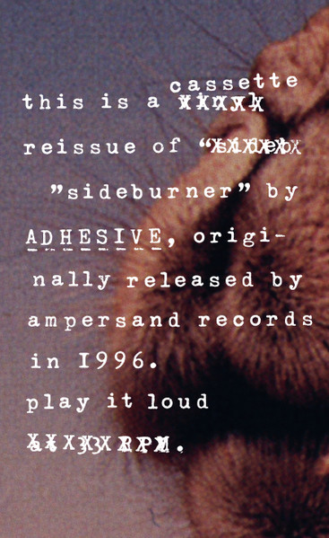 Adhesive - Sideburner | Releases | Discogs