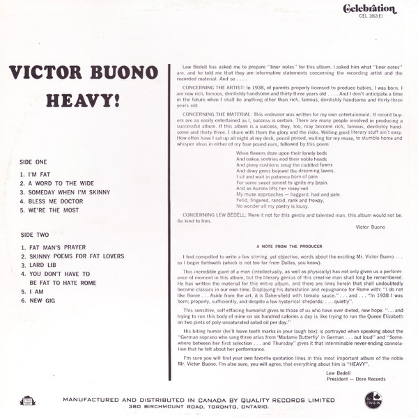 baixar álbum Victor Buono - Heavy