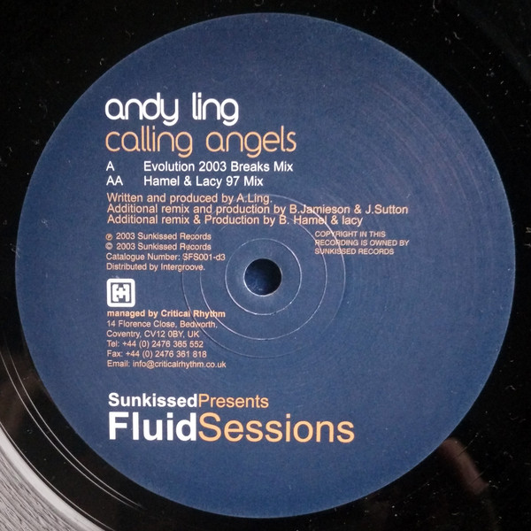 Album herunterladen Andy Ling - Calling Angels Disc Three