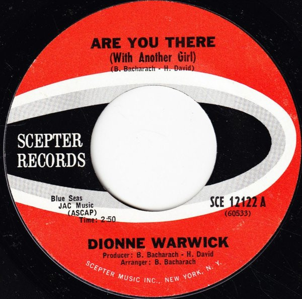 Dionne Warwick Are You There With Another Girl If I Ever Make You Cry 1965 Terre Haute