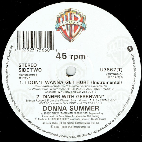 Album herunterladen Download Donna Summer - I Dont Wanna Get Hurt album