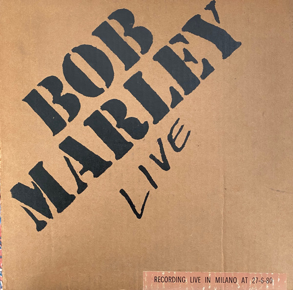 Bob Marley & The Wailers – Live (1980, Vinyl) - Discogs