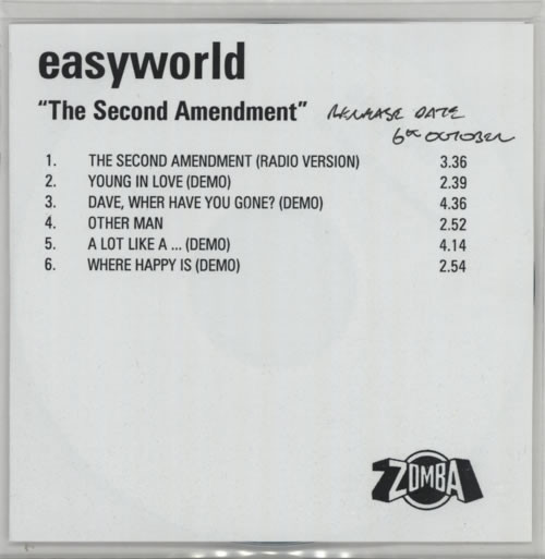 baixar álbum Easyworld - 2ND Amendment Promo