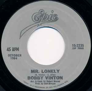 Bobby Vinton - Mr. Lonely / There! I've Said It Again album cover