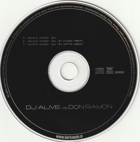 descargar álbum DJ Alive vs Don Ramon - Wereld Zonder Jou