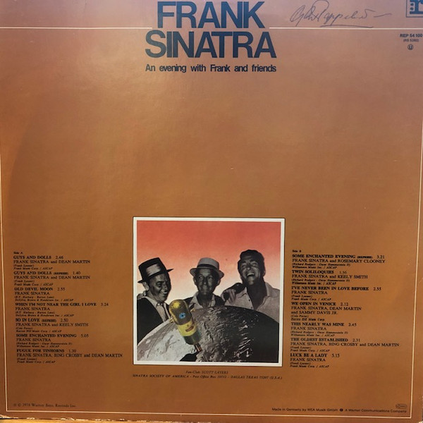 télécharger l'album Frank Sinatra - An Evening With Frank And Friends