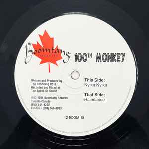 100th Monkey (2) - Nyika Nyika / Raindance album cover