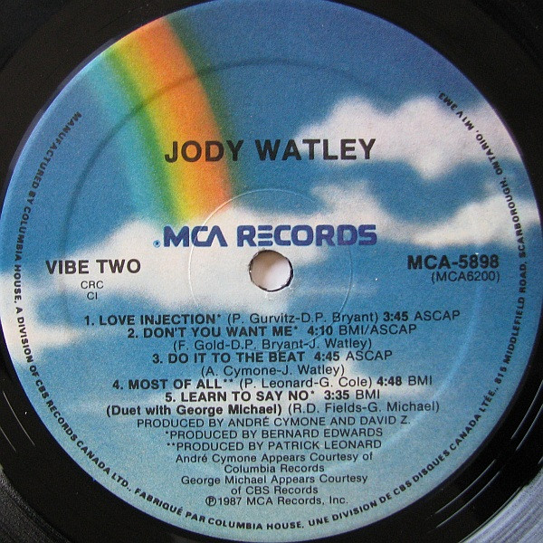 Jody Watley - Jody Watley | MCA Records (MCA-5898) - 3