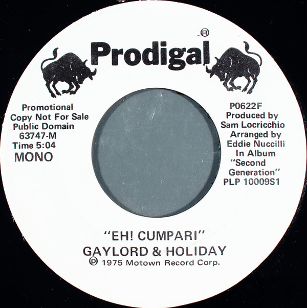 baixar álbum Gaylord & Holiday - Eh Cumpari