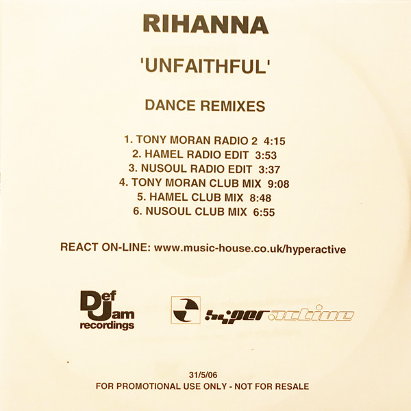 Rihanna – Russian Roulette (Dance Remixes) (2010, CDr) - Discogs