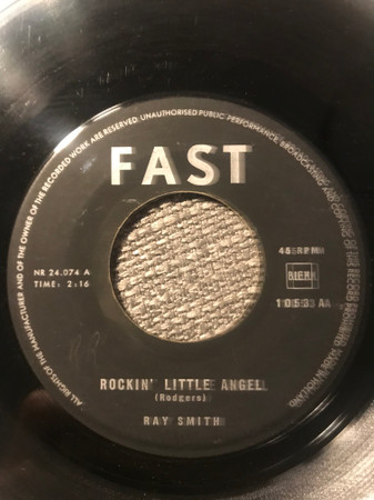 Ray Smith – Rockin' Little Angel (1959, 1st Pressing, Vinyl) - Discogs