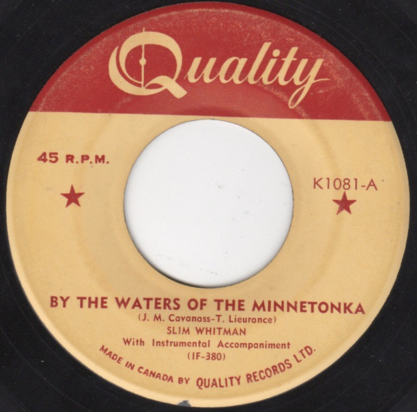ladda ner album Slim Whitman - By The Waters Of The Minnetonka