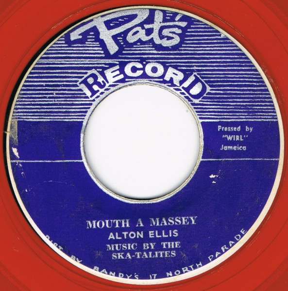 Alton Ellis – Mouth A Massey / Ska Beat (1965, Orange, Vinyl