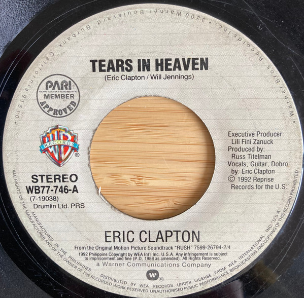 Tears in Heaven (Tradução) – Eric Clapton