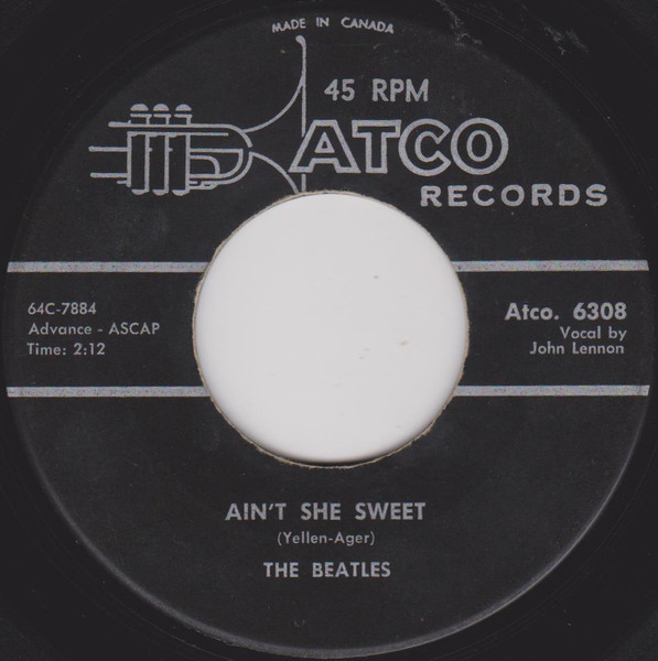 The Beatles – Ain't She Sweet (1964, Vinyl) - Discogs
