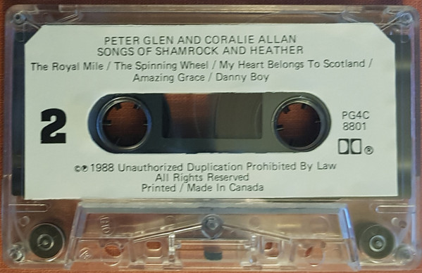 last ned album Peter Glen & Coralie - Songs Of Shamrock And Heather