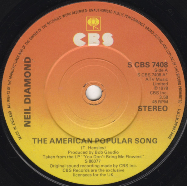 lataa albumi Neil Diamond - The American Popular Song