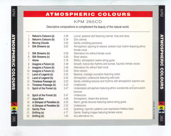 descargar álbum Various - Atmospheric Colours
