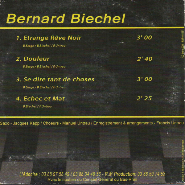 lataa albumi Download Bernard Biechel - Etrange Rêve Noir album