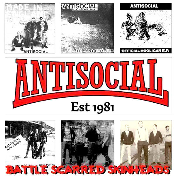 Antisocial – Battle Scarred Skinheads (2014, Vinyl) - Discogs