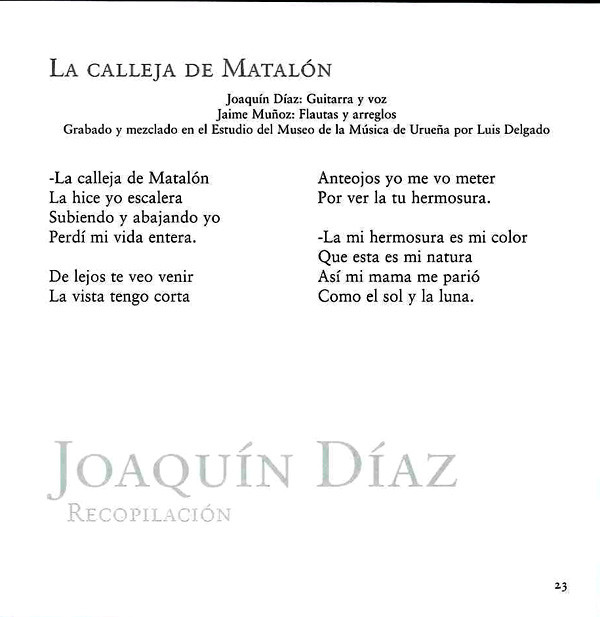 last ned album Joaquín Díaz - Recopilación