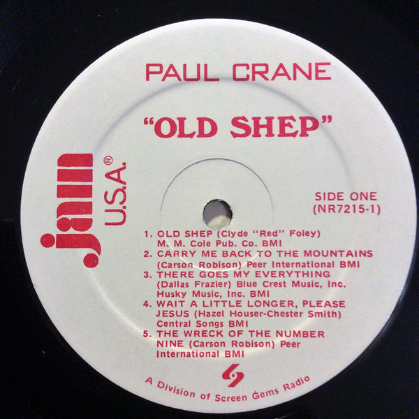 ladda ner album Paul Crane - Old Shep