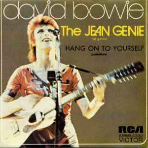 David Bowie - The Jean Genie = El Genio album cover
