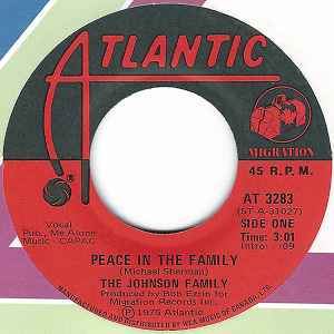 The Johnson Family (2) - Peace In The Family / I Only Want To Be With You album cover