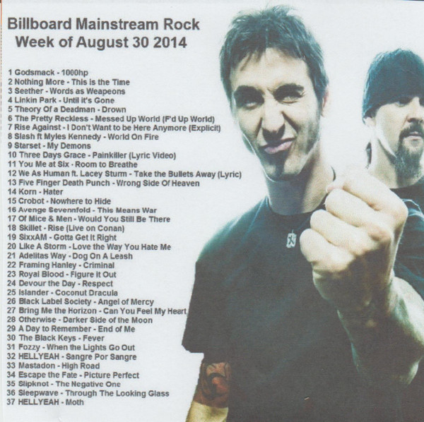 télécharger l'album Various - Billboard Mainstream Rock Week Of August 30 2014