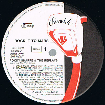 descargar álbum Rocky Sharpe & The Replays - Rock It To Mars