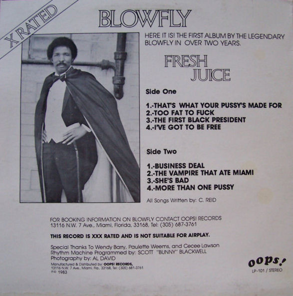 ladda ner album Blowfly - Fresh Juice