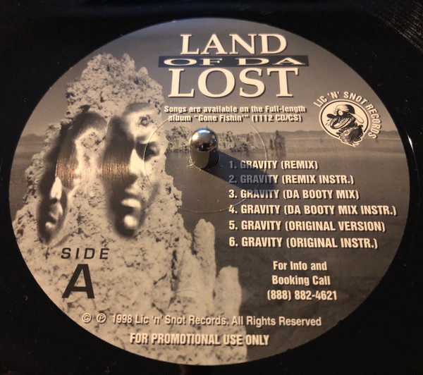 Land Of Da Lost – Gravity / 2 Nutts! (1998, Vinyl) - Discogs