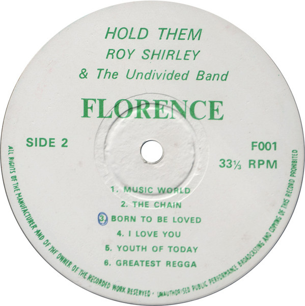 baixar álbum Roy Shirley & The Undivided Band - Hold Them