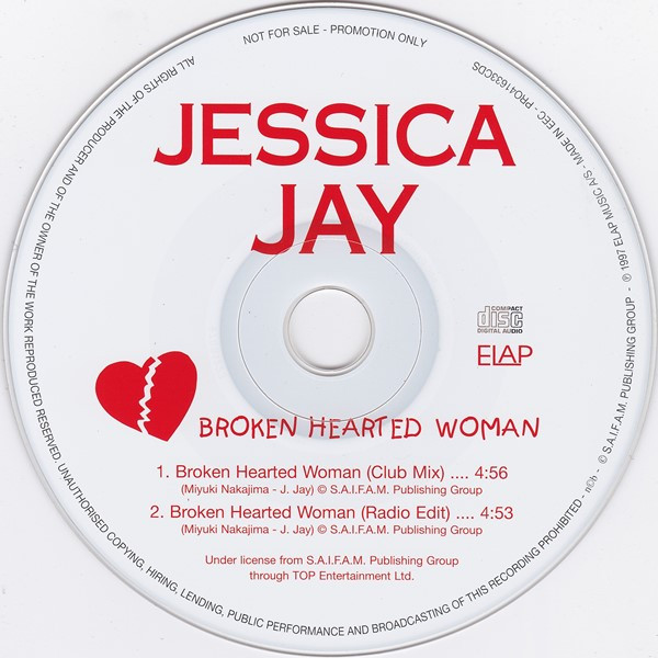 Jessica Jay – Broken Hearted Woman (1994, CD) - Discogs