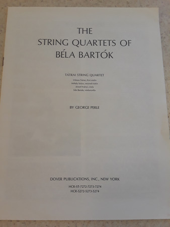 ladda ner album Bartók Tátrai String Quartet - String Quartets First Quartet Op 7 Second Quartet Op 17