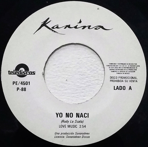 Album herunterladen Karina - Yo No Naci