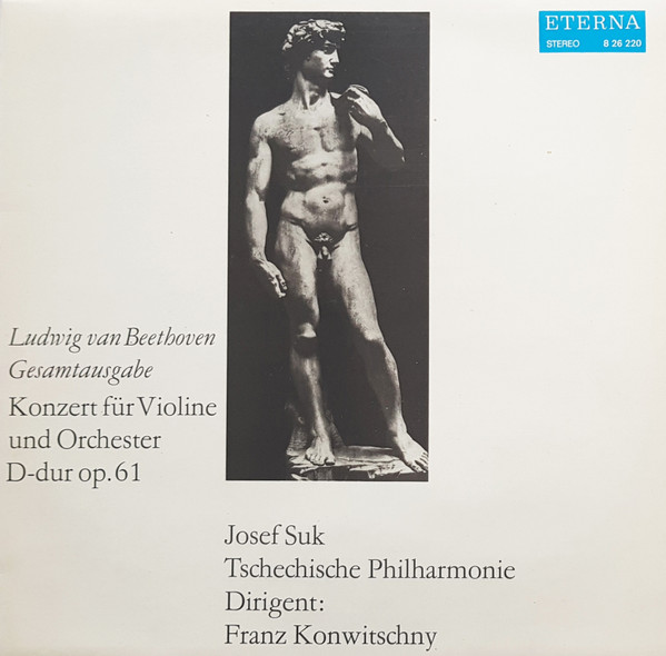 descargar álbum Ludwig van Beethoven Josef Suk, Tschechische Philharmonie, Franz Konwitschny - Konzert Für Violine Und Orchester D dur Op 61