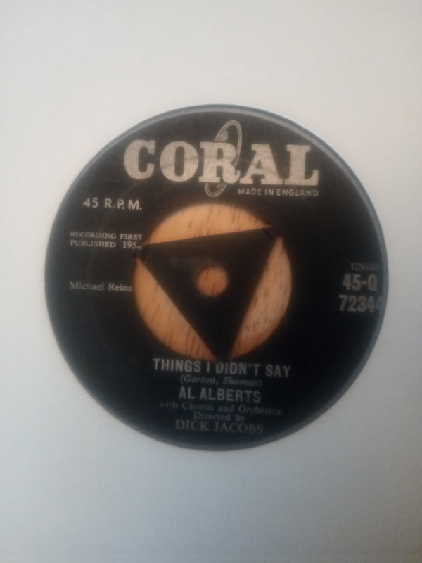 baixar álbum Al Alberts - Things I Didnt Say