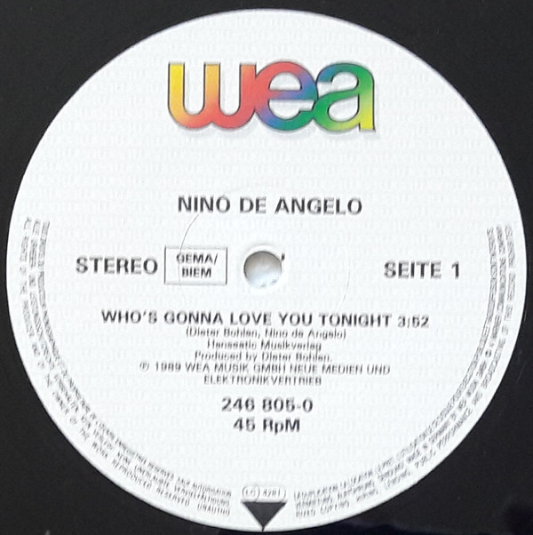 last ned album Nino de Angelo - Whos Gonna Love You Tonight