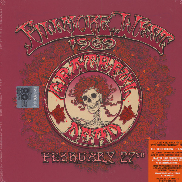 Grateful Dead – Fillmore West 1969 February 27th (2018, 180 Gram