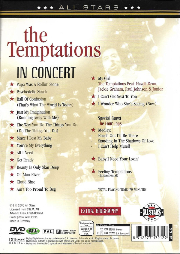 descargar álbum The Temptations - In Concert