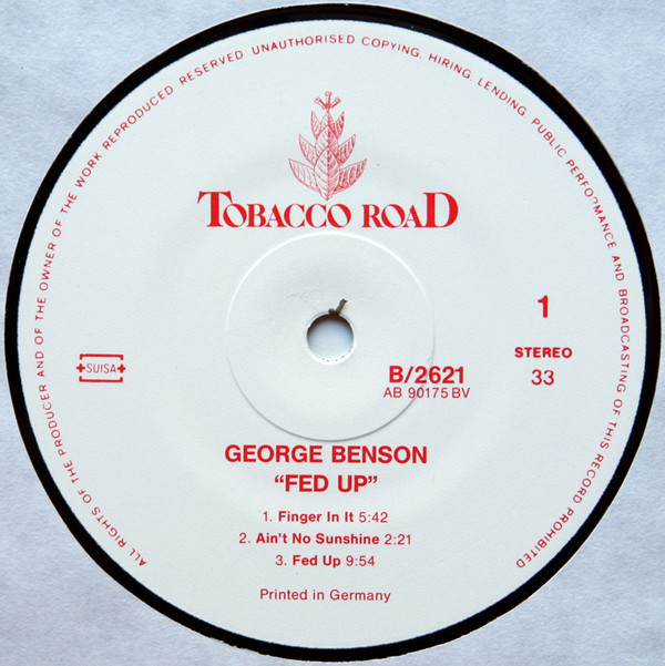 télécharger l'album George Benson - Fed Up