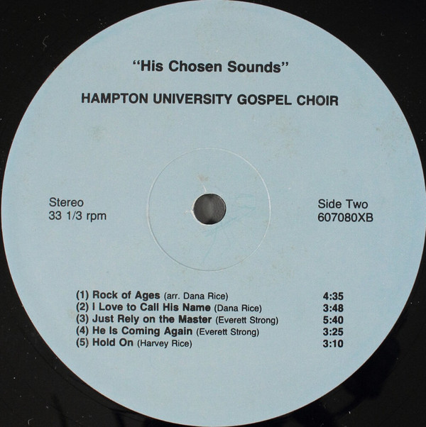 last ned album Hampton University Gospel Choir His Chosen Sounds - Thank You For Everything