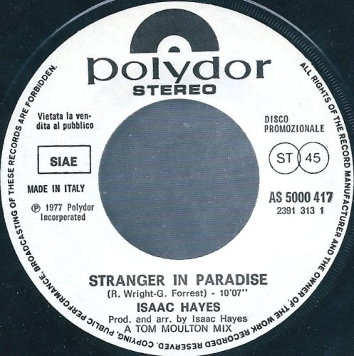 lataa albumi Isaac Hayes - Stranger In Paradise