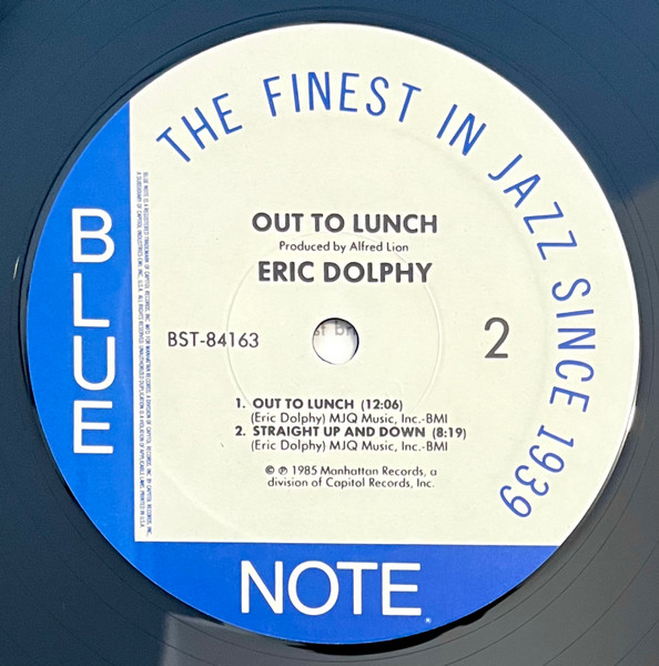 アナログ盤Music Matters Eric Dolphy Out To Lunch