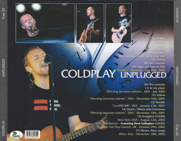 descargar álbum Coldplay - Unplugged